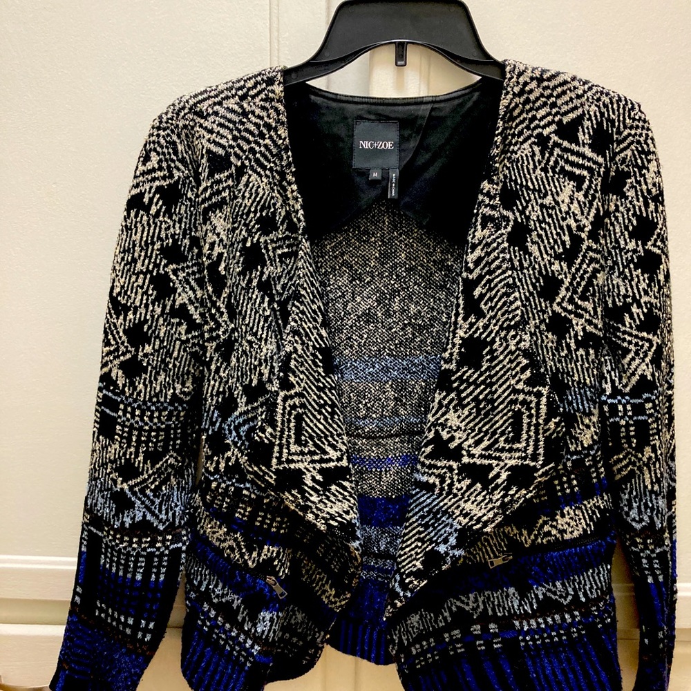 Nic + Zoe Tweed Jacket with modern design